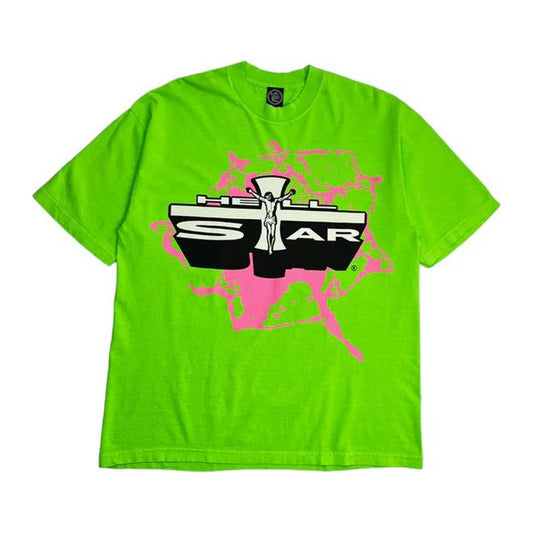 Hellstar Jesus Emblem T-Shirt Green