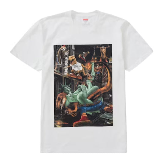 Supreme T-Rex Tee White