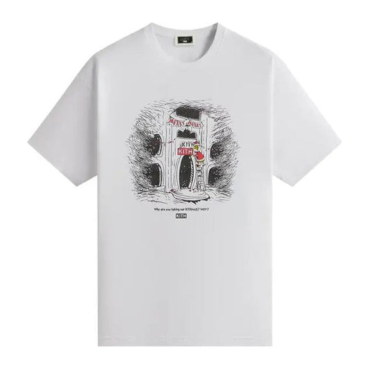 Kith x The Grinch Sign Vintage Tee 'White'
