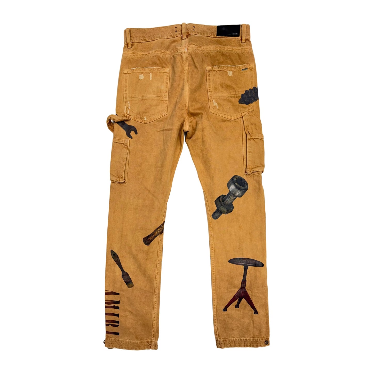 Amiri Rhee Studio Carpenter Pant 'Ermine' (Pre-Owned)