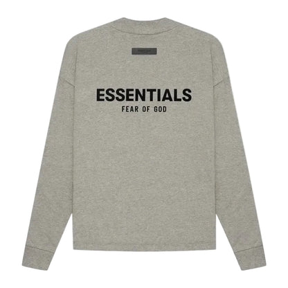 Fear of God Essentials Long-Sleeve Tee 'Dark Oatmeal'