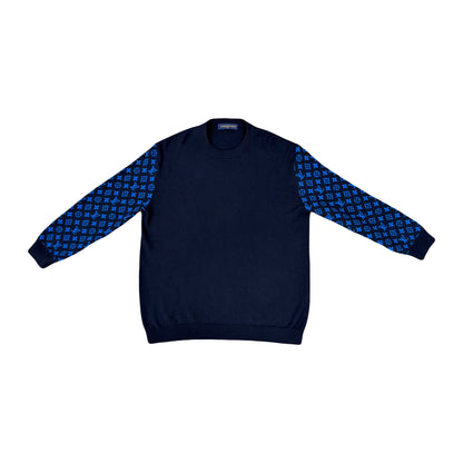 Louis Vuitton Monogram Mix Cashmere Crewneck (Pre-Owned)