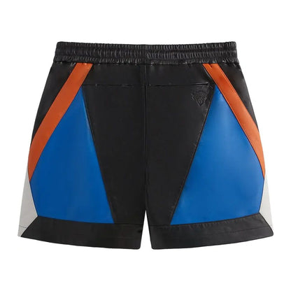 Kith For The New York Knicks Leather Turbo Shorts 'Black'