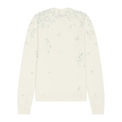 Amiri Floral Crewneck In 'White'