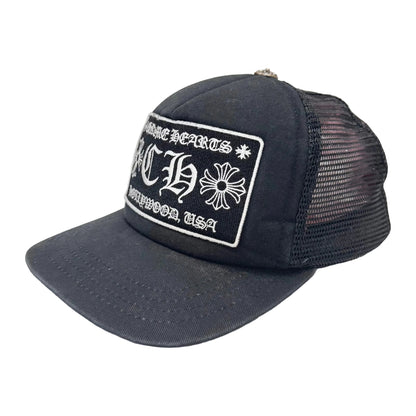 Chrome Hearts CH Hollywood Trucker Cap 'Black' (Pre-Owned)