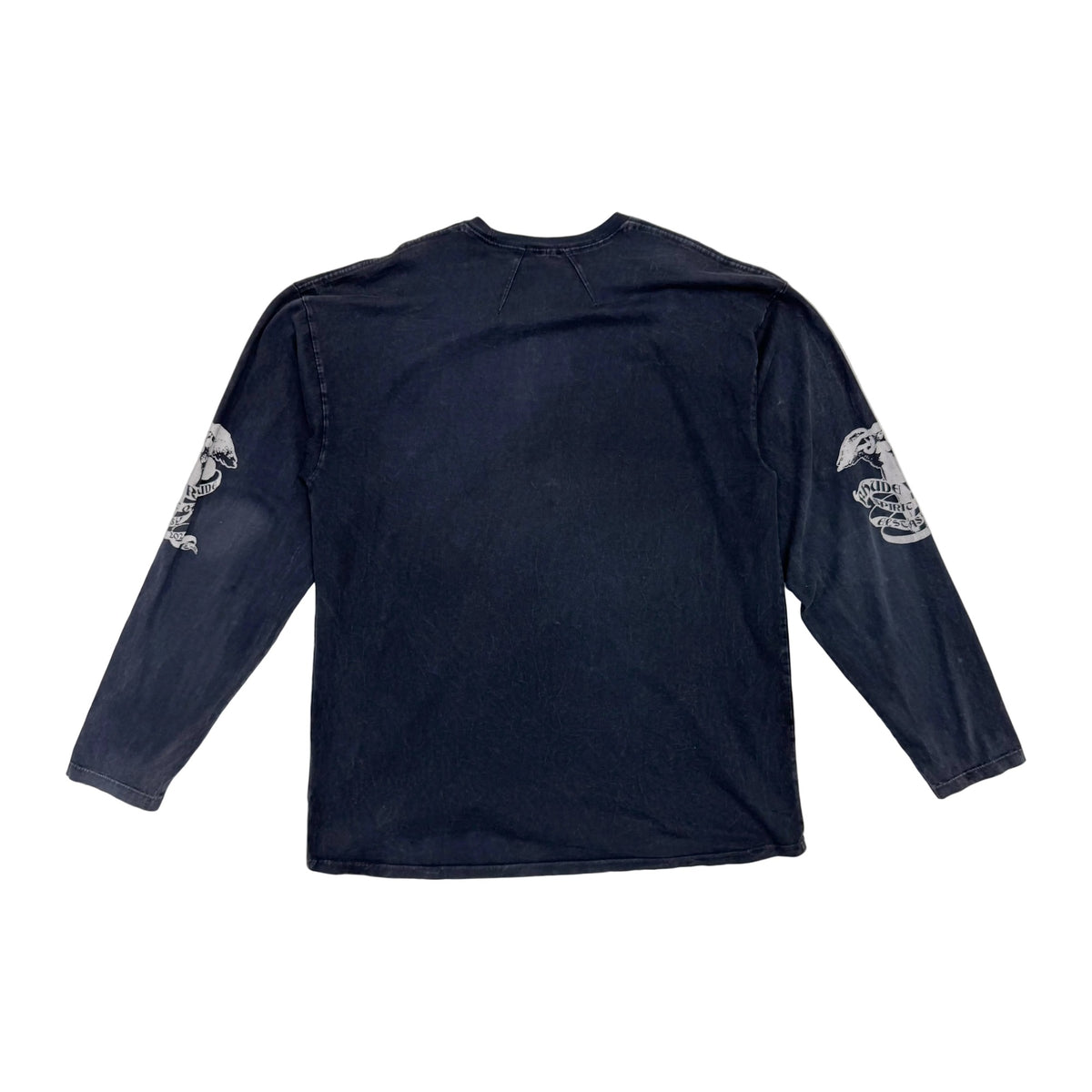 Rhude Graphic Sleeve T-Shirt 'Washed Grey' (Pre-owned)