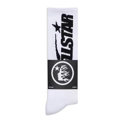 Hellstar Classic Socks (2-Pack) Black/White
