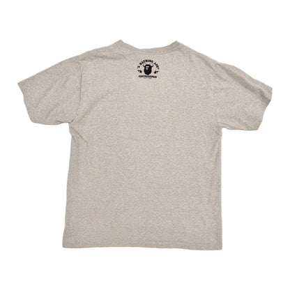 Bape Bearbrick ABC Blue Camo Shark Face Bear Tee Grey (Pre-Owned)