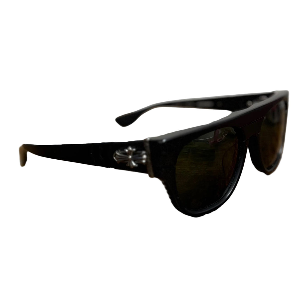 Gafas de sol Jacktastic con forma de corazón cromado en negro