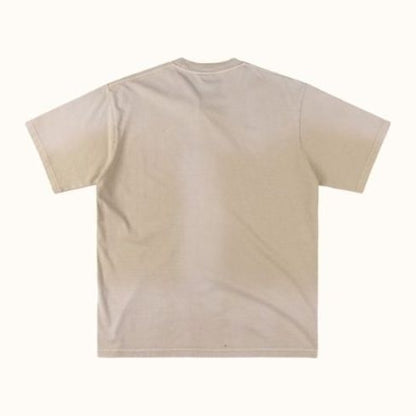Saint Vanity Brown Griffin Cream Tee