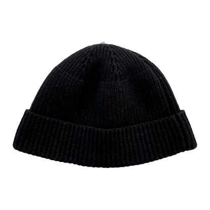 Chrome Hearts Cross 3 Cemetery Cross Patch Beanie Cap Black (Pre-Owned)