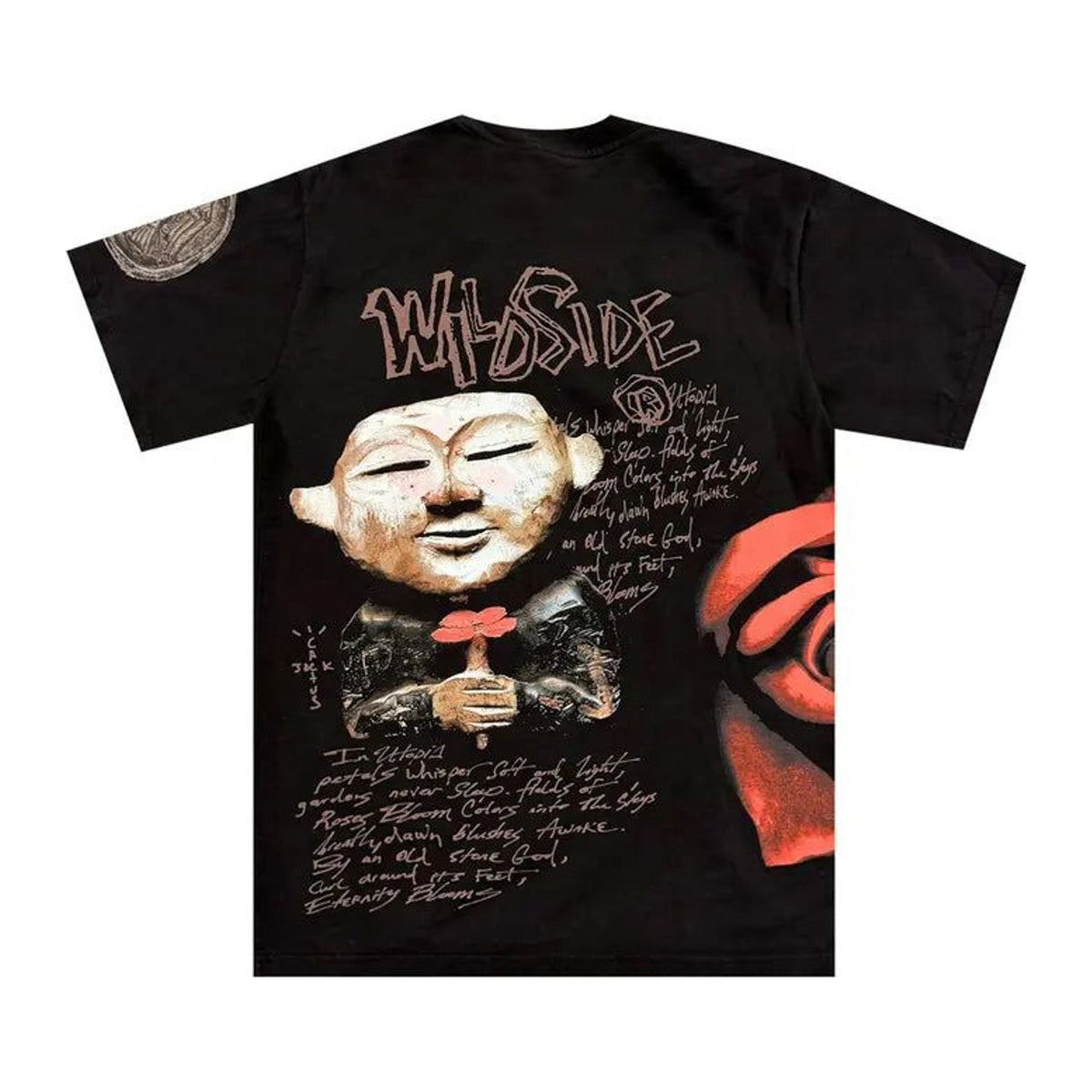 Cactus Jack by Travis Scott x Yohji Yamamoto Wildside Tee 'Black'