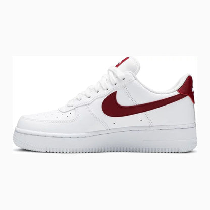 Nike Air Force 1 Low '07 Blanco Rojo Noble (Mujer)