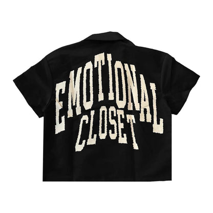 Mixed Emotion Black Backyard Nylon Shirt