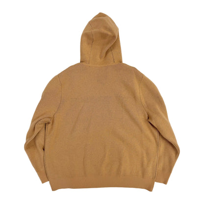 Burberry Laurel Logo Hooded Knit ‘Camel’ (Pre-Owned)