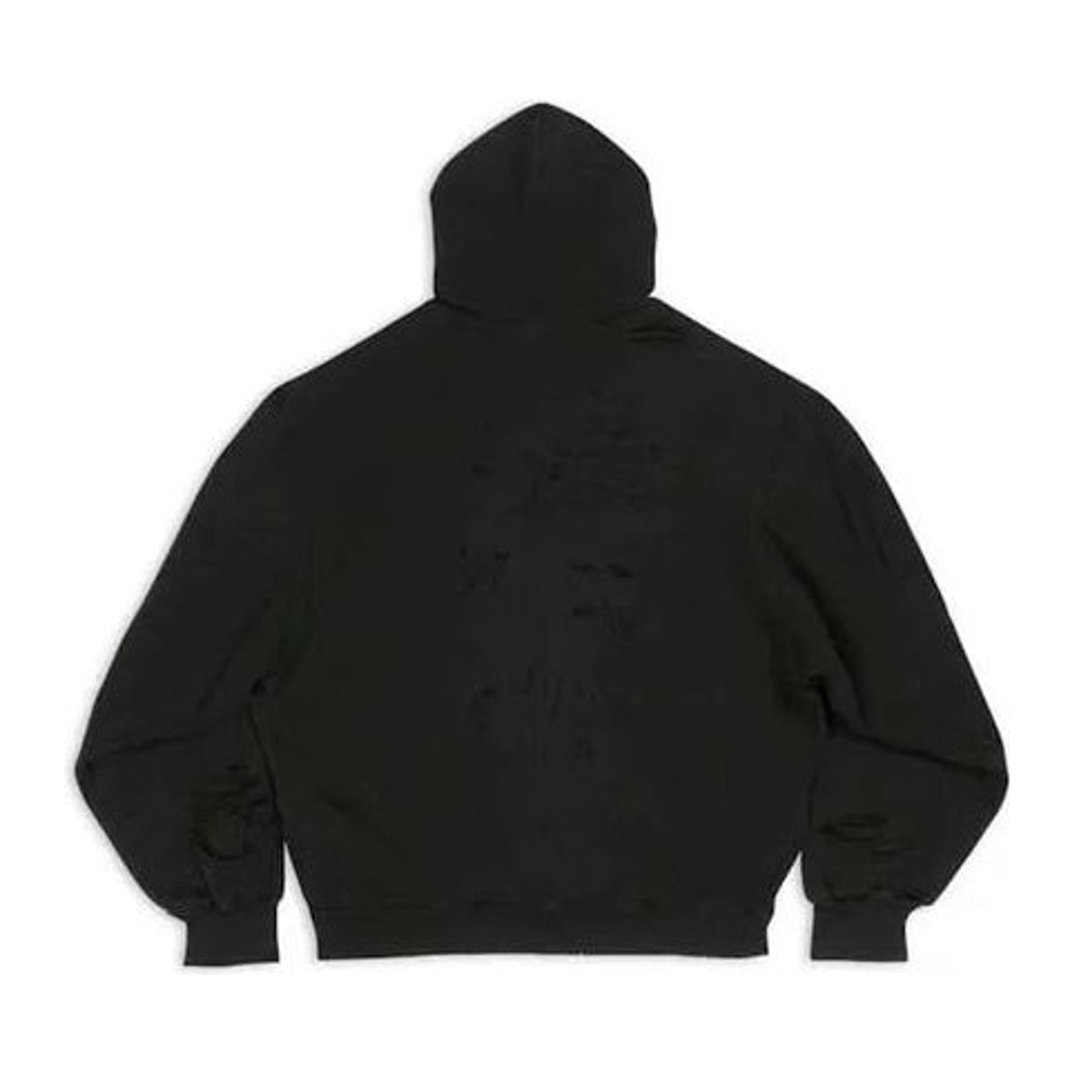 Balenciaga Caps Destroyed Oversize Fit Hoodie
Black/White