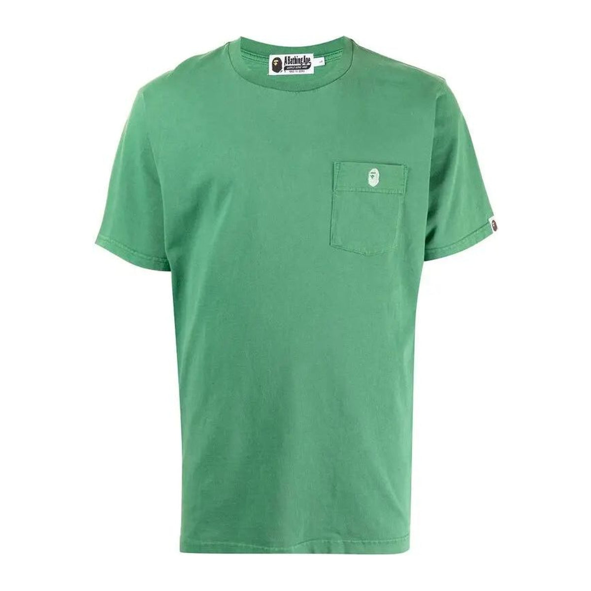 Bape plain pocket t-shirt 'Green'