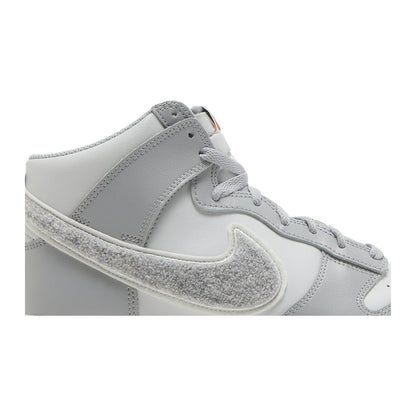 Nike Dunk High University Chenille Swoosh Light Smoke Grey