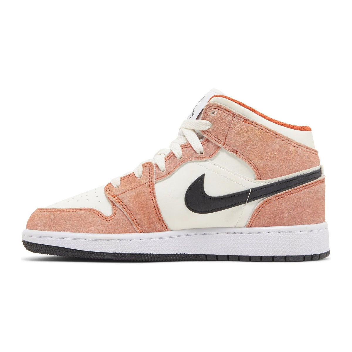 Jordan 1 Mid SE Orange Suede (GS)