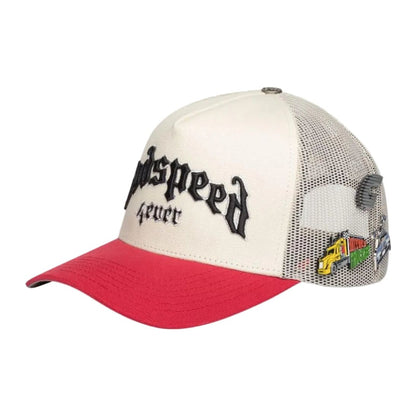 Godspeed Forever Trucker Hat 'White/Red'