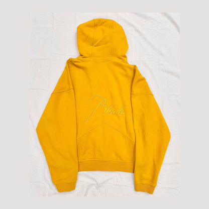 Rhude Zip Up Hoodie 'Mustard' (Pre-Owned)