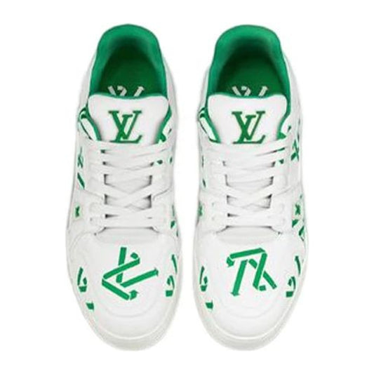 Louis Vuitton LV Trainer Sneakers 'White/Green'