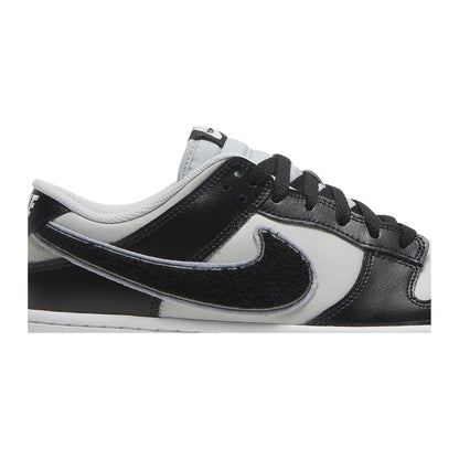 Nike Dunk Low Chenille Swoosh Negro Gris