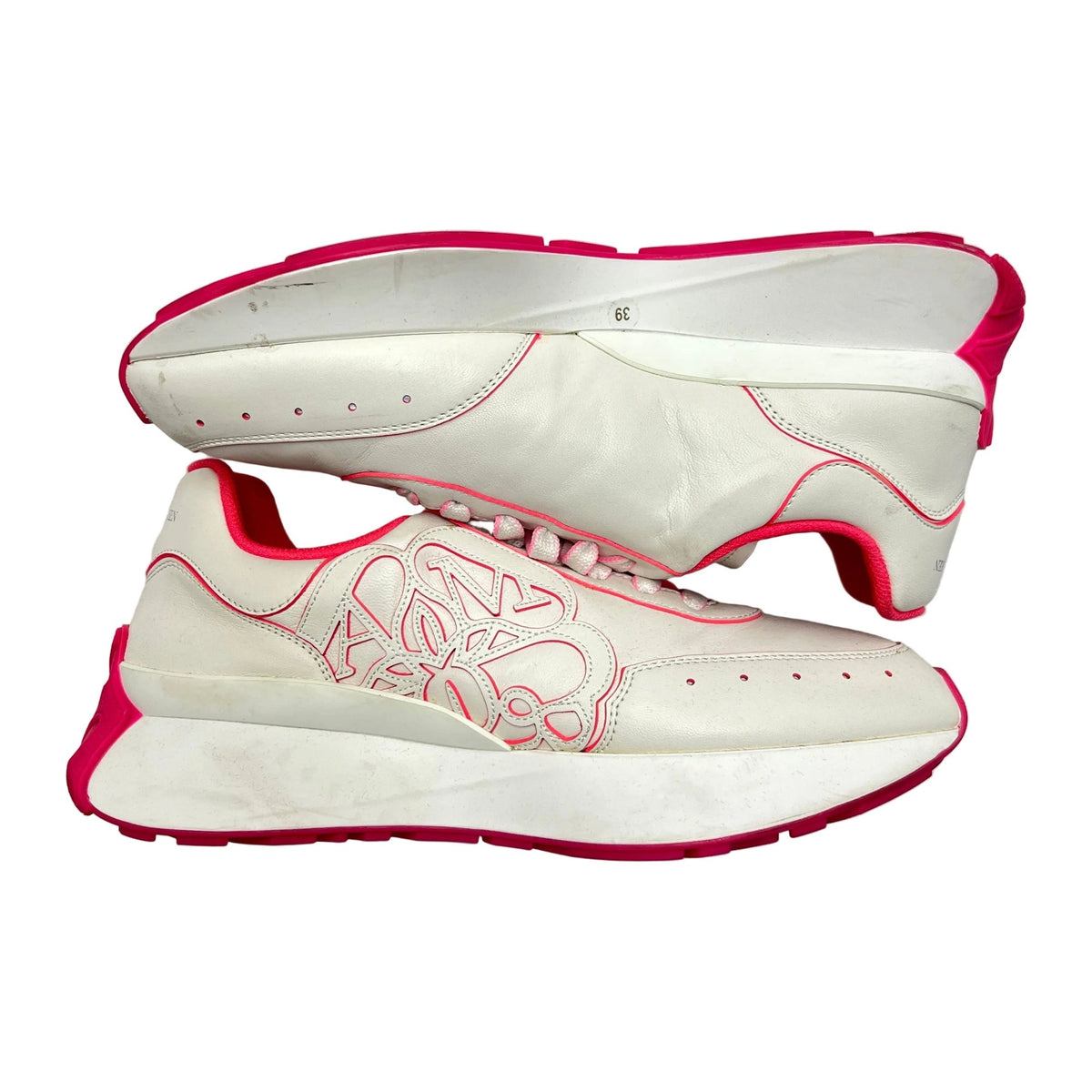 Alexander McQueen Sprint Runner
White Fuchsia Pink (Women's) (Pre-owned)