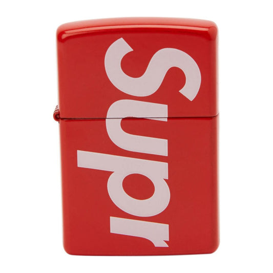 Supreme Logo Zippo Red