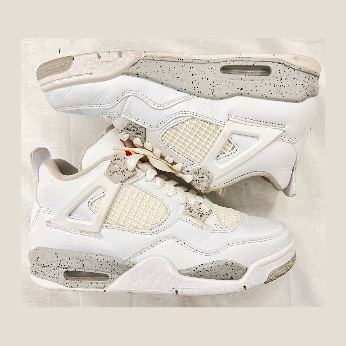Jordan 4 Retro White Oreo (2021) (GS) (Pre-Owned)