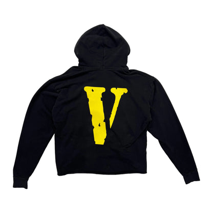 Vlone Staple Hoodie 'Black/Yellow' (Pre-Owned)