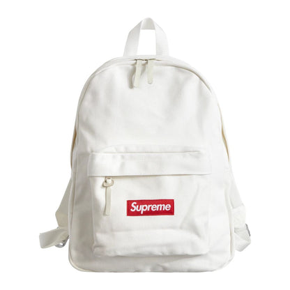 Supreme Canvas Backpack White