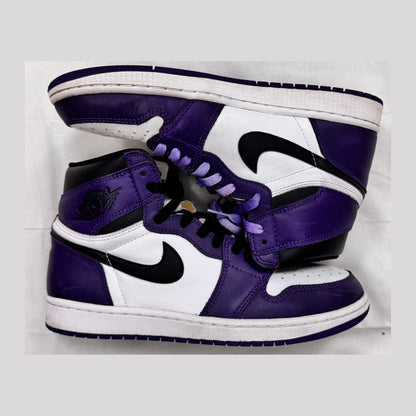 Jordan 1 Retro High Court Purple White (Pre-Owned)