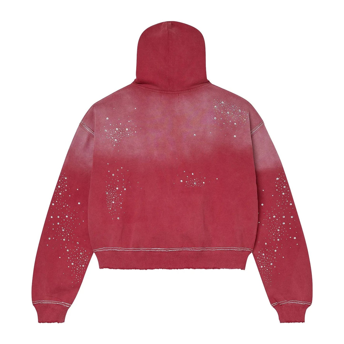 Vale Forever 'Classico' Ruby Red Zip Up Hoodie