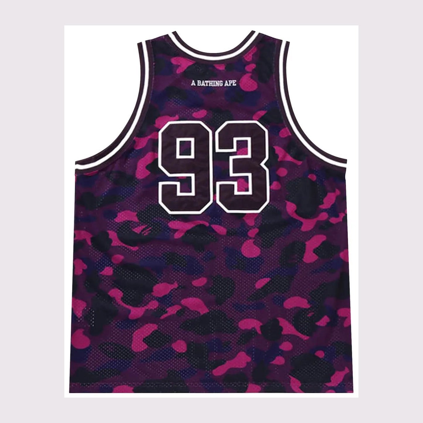 BAPE Color Camo Basketball Tank Top 'Purple'
