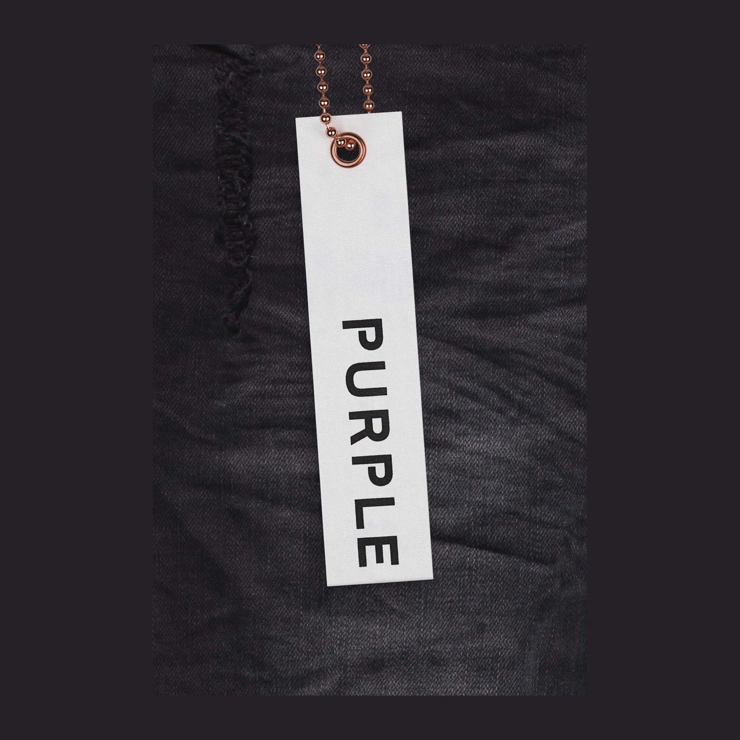 Purple P002 Black Wash Blowout Jeans