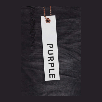 Purple P002 Black Wash Blowout Jeans