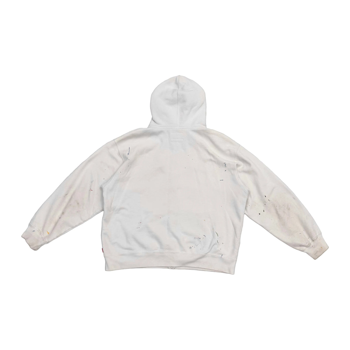 Supreme MM6 Maison Margiela Box Logo Zip Up Hoodie 'White' (Pre-Owned)