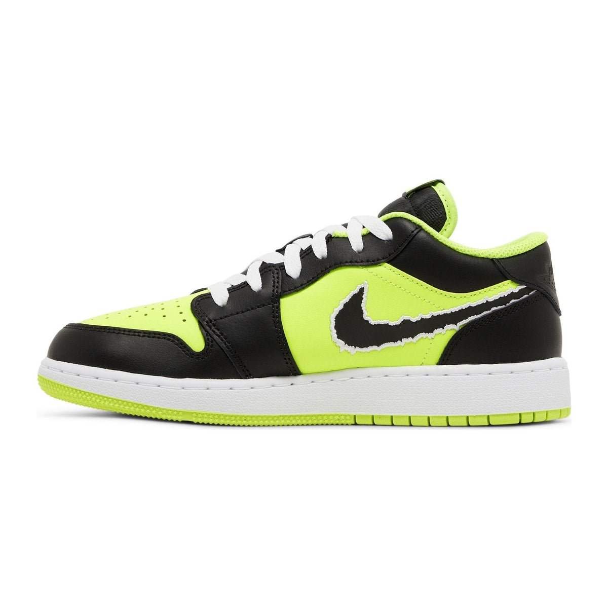Jordan 1 Low SE Black Cat Volt (GS)