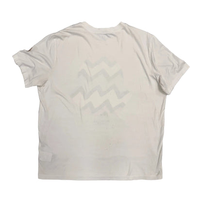 Moncler Zig Zag Logo Tee 'White' (Pre-Owned)