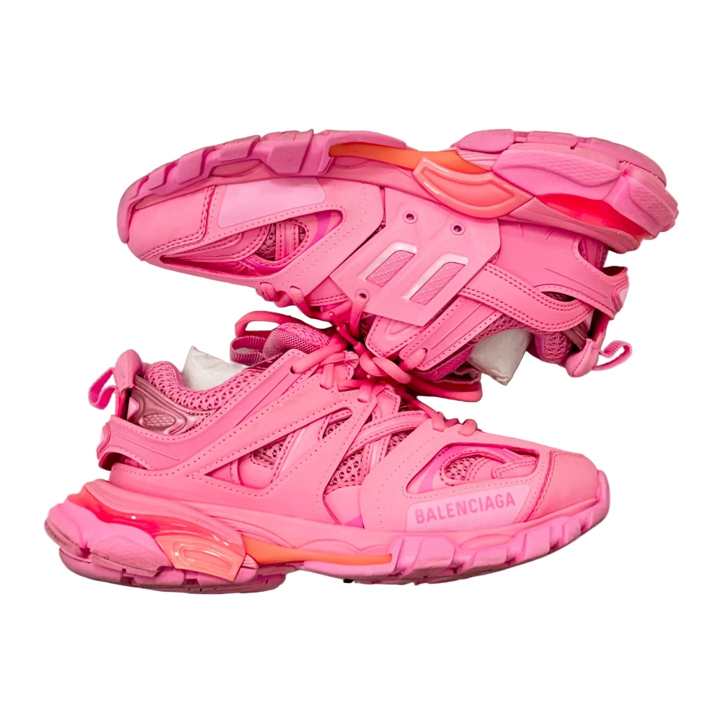 Balenciaga Wmns Track Sneaker 'Fluo Pink' (Pre-Owned)