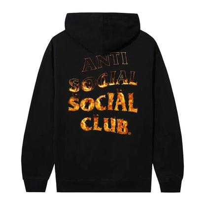 Anti Social Social Club A Fire Inside Hoodie 'Black'