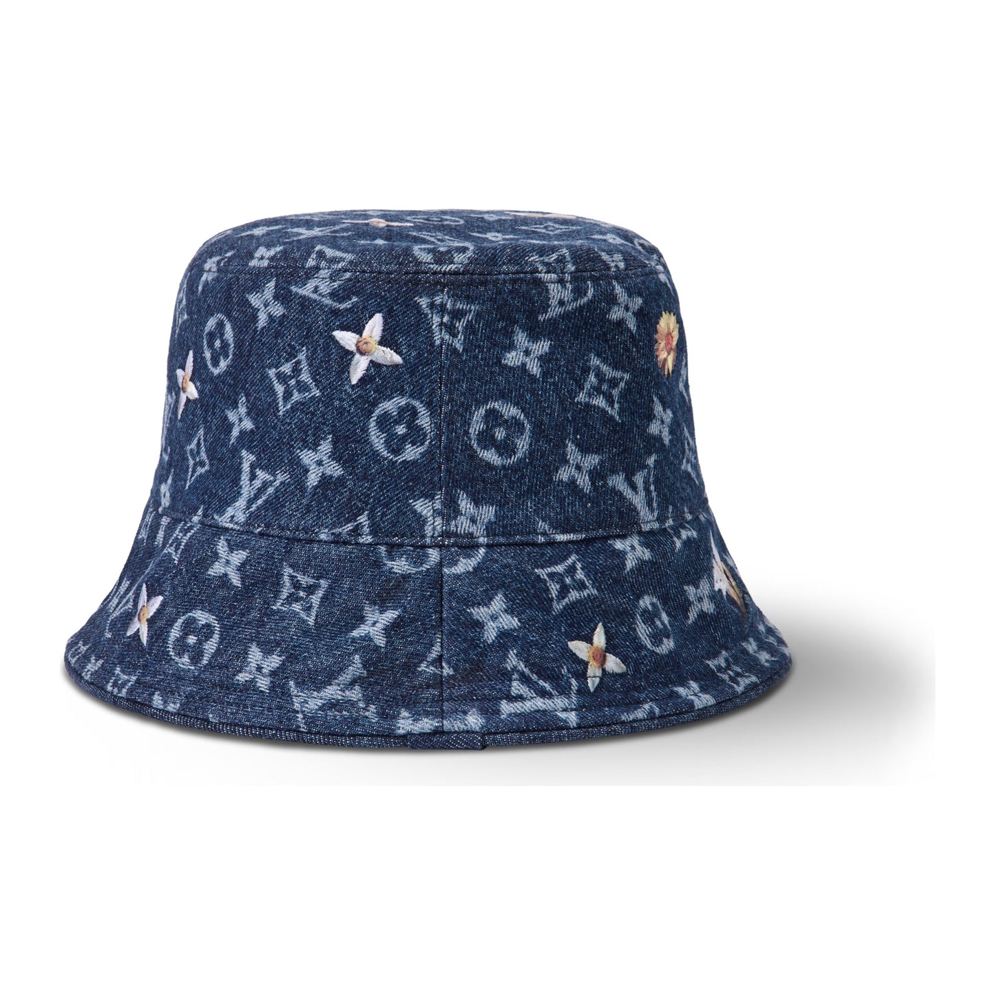 Louis Vuitton Monogram Flower Denim Bucket Hat