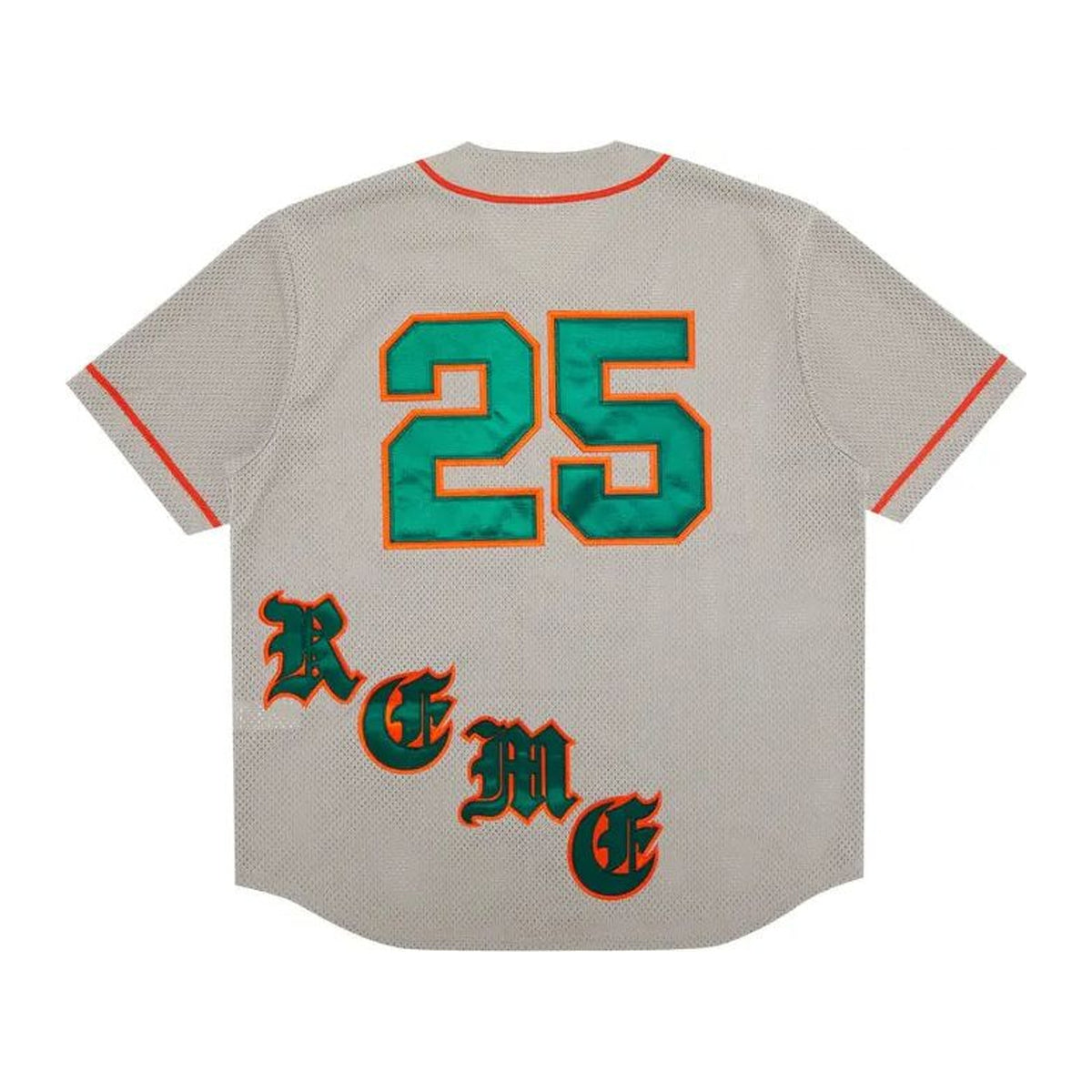 Supreme Old English Baseball Jersey 'Grey'