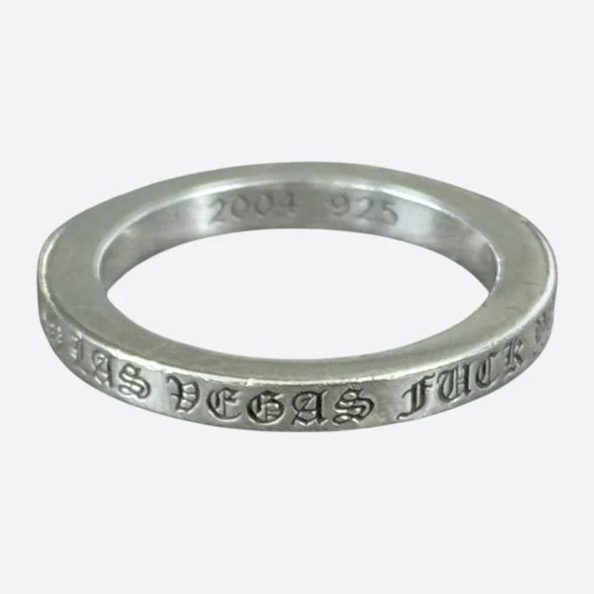 Chrome Hearts Silver Las Vegas Spacer Ring