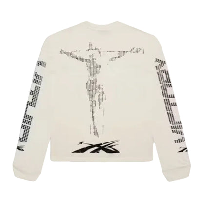 Hellstar Scoreboard L/S T-shirt 'White'