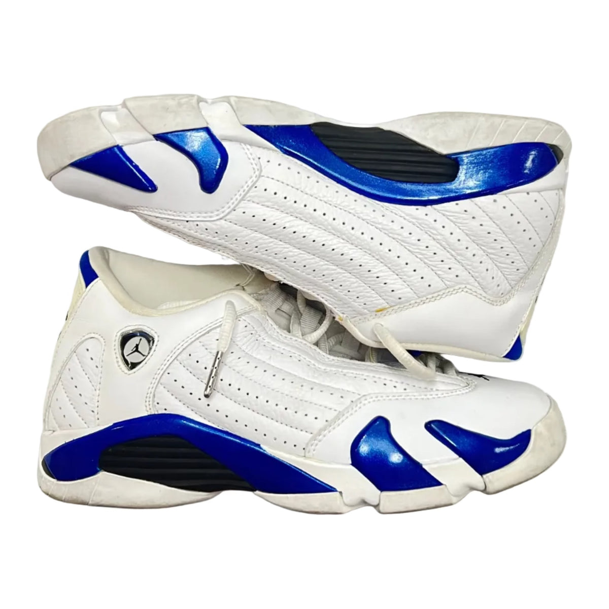 Jordan 14 Retro White Hyper Royal (GS) (Pre-Owned)