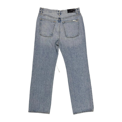 Amiri Stack Carpenter Wide-Leg Distressed Jeans
