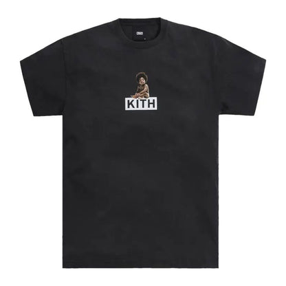 Kith For The Notorious B.I.G Ready To Die Classic Logo Vintage Tee 'Black