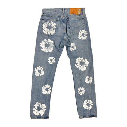 Denim Tears x Levi's Cotton Wreath Jean Light Wash (Pre-Owned)